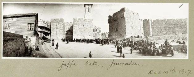 Jaffa Gates, Jerusalem, 14. december 1917